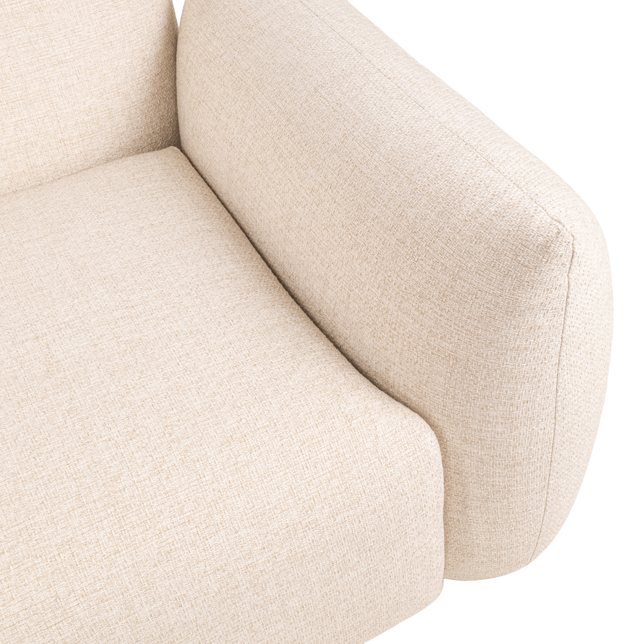 Outdoor Hoek Loungebank Dawson Beige - Afbeelding 7