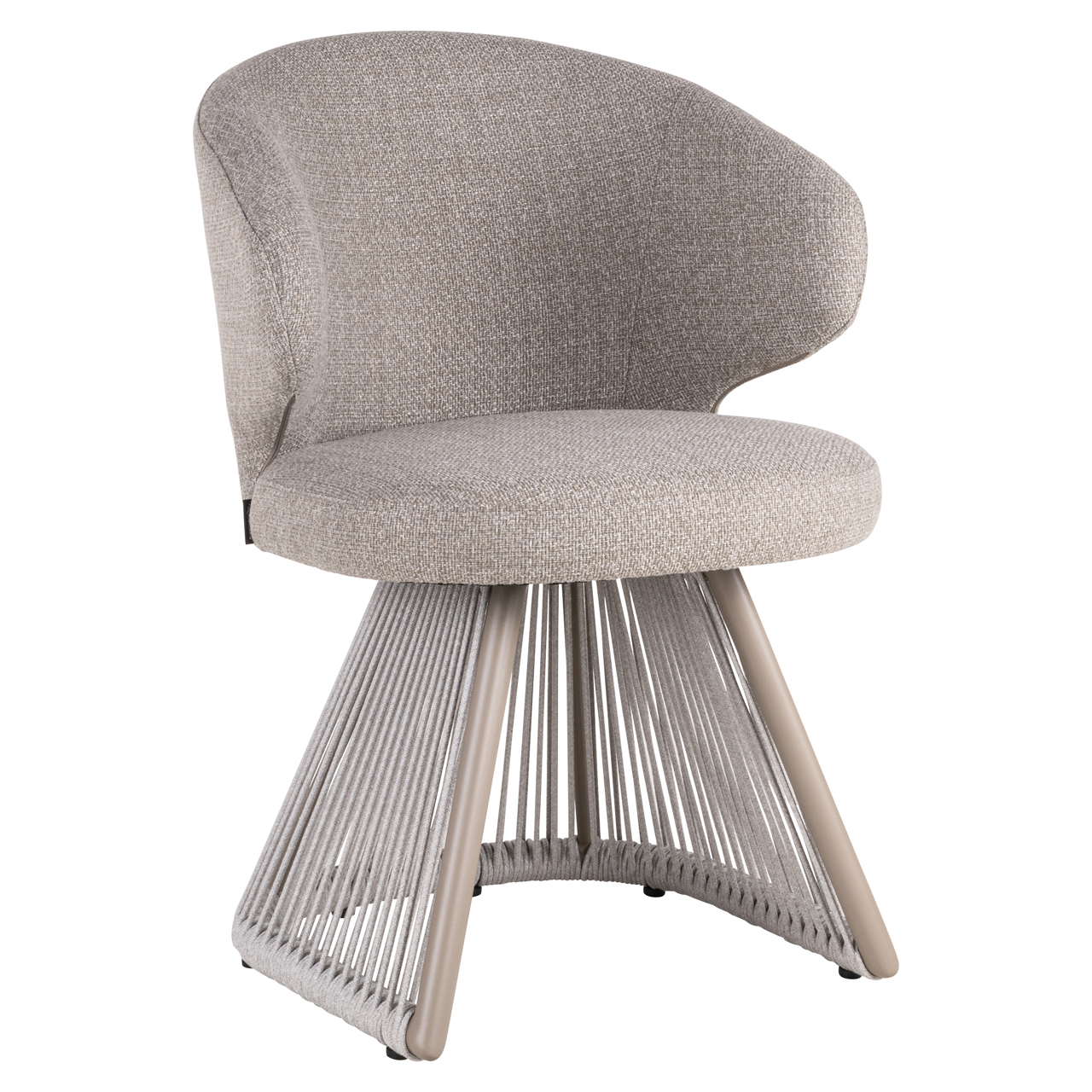 Outdoor Eetkamerstoel Nuba - Greige - Afbeelding 2