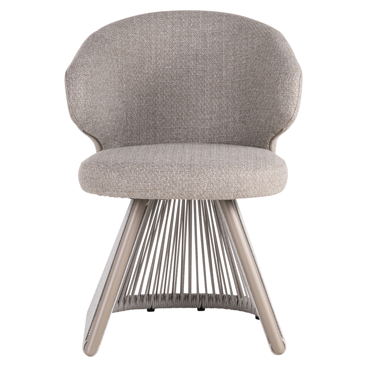 Outdoor Eetkamerstoel Nuba - Greige - Afbeelding 3