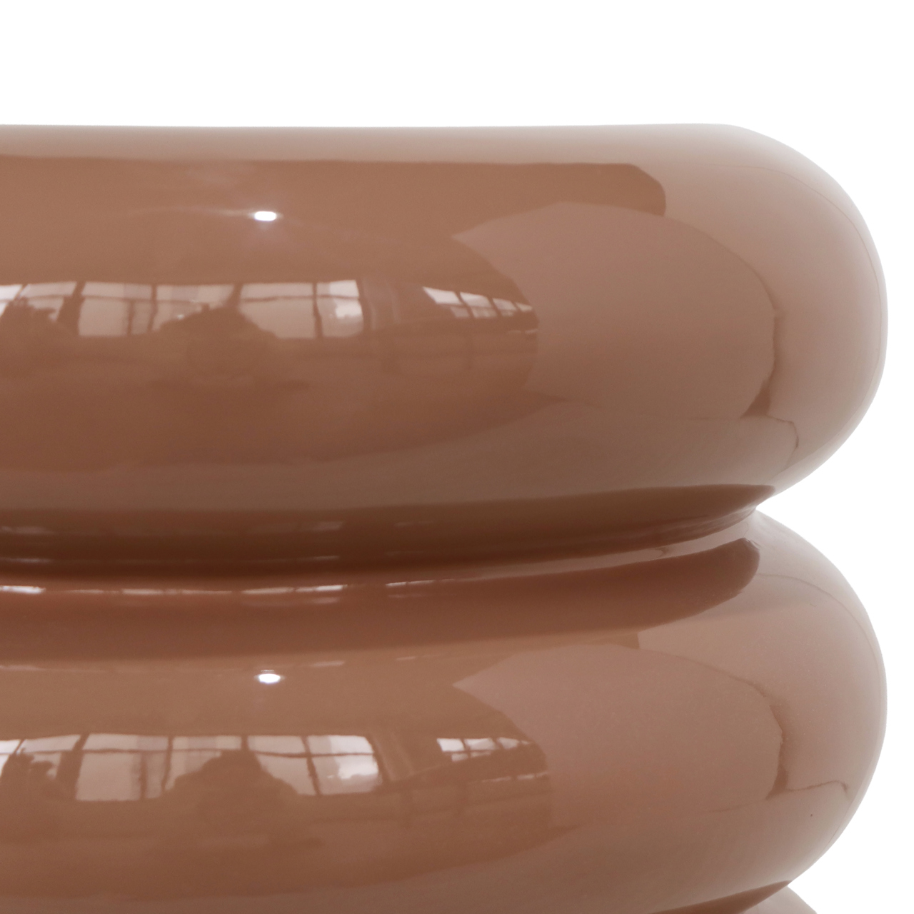 Ronde Bijzettafel Indie mocha mousse 40 cm - Afbeelding 3