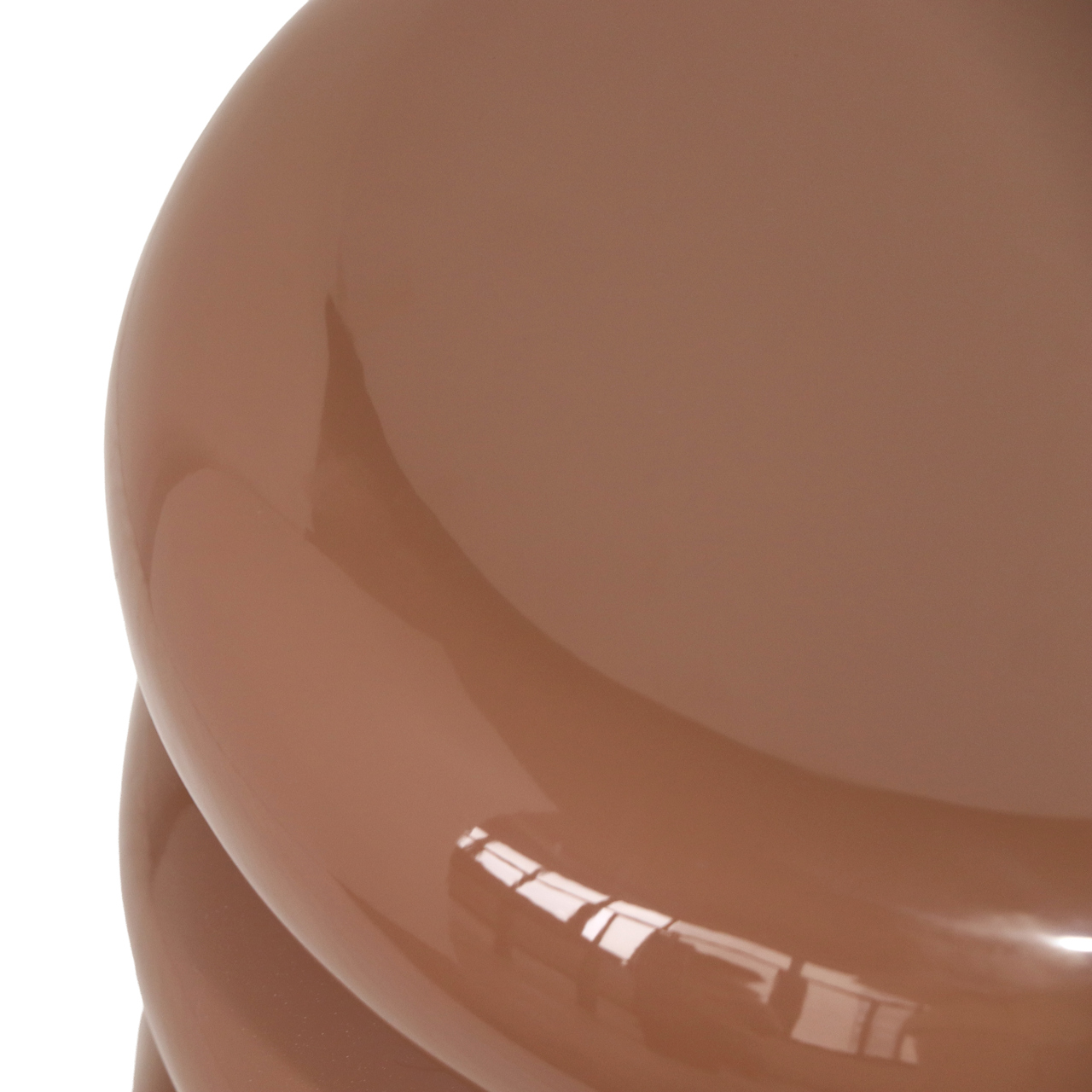 Ronde Bijzettafel Indie mocha mousse 40 cm - Afbeelding 4
