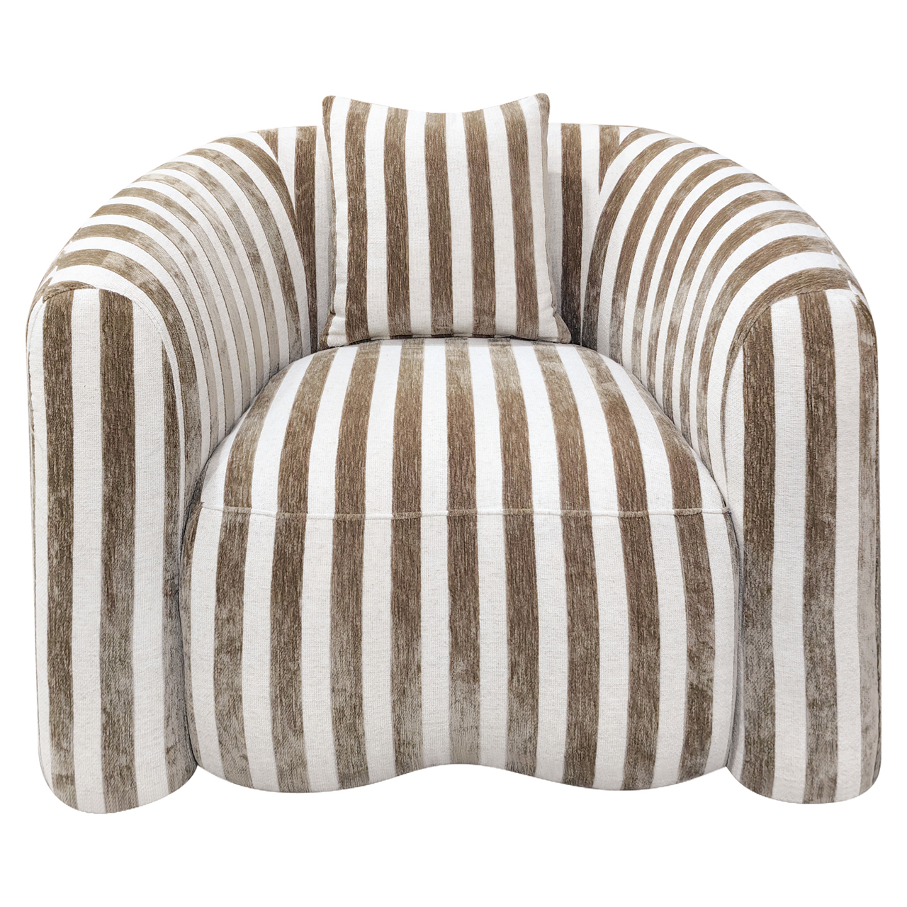 Fauteuil Luxandra - Zand Strepen - Afbeelding 2