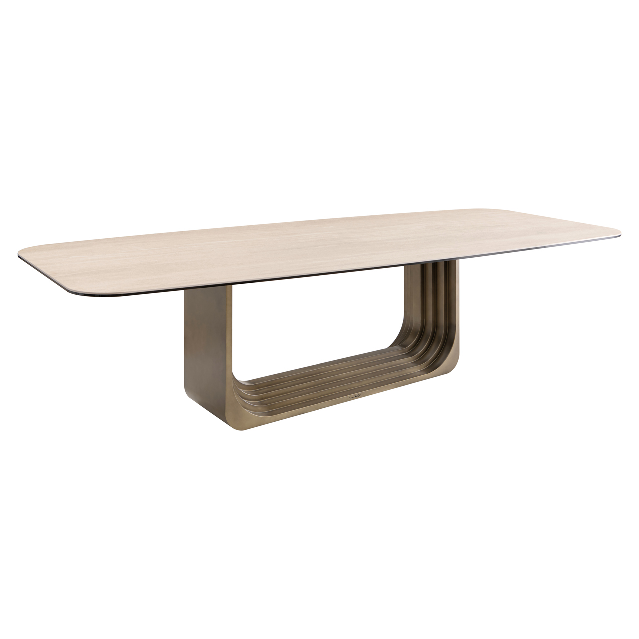 Eettafel Maxfield Kermamiek en Ijzer - Beige 300cm