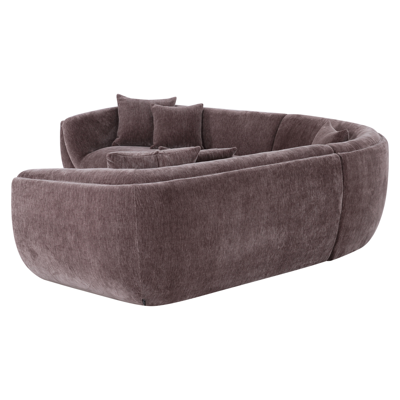 Hoekbank Gianelle - Donkerbruin - Afbeelding 3