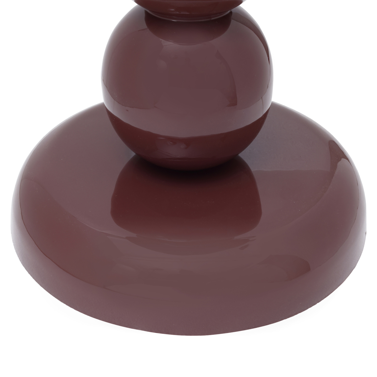 Ronde Bijzettafel Reid burgundy - Afbeelding 3