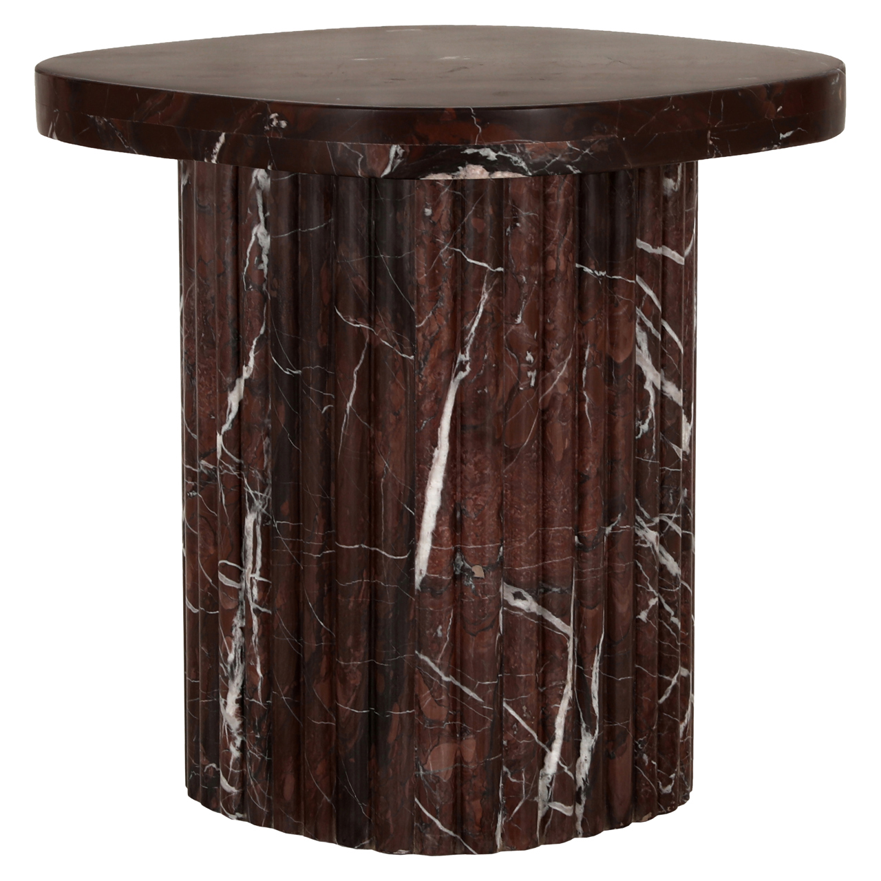Bijzettafel Orchid burgundy 120m