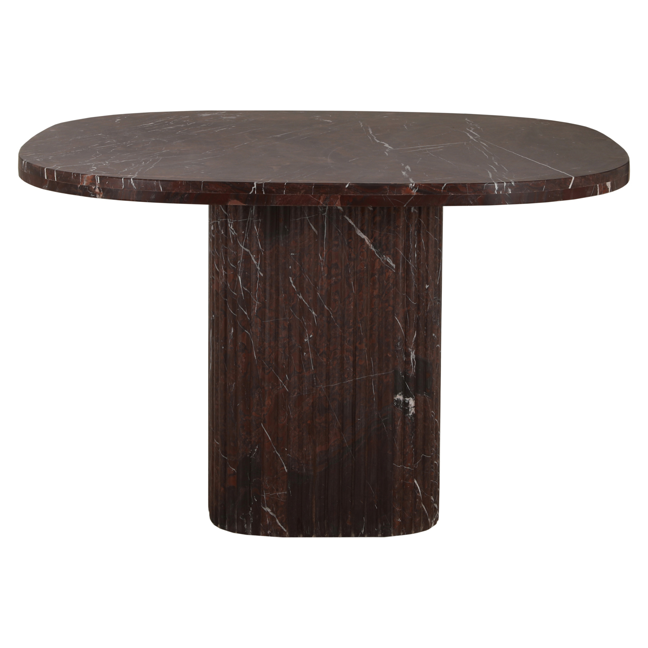 Vierkante Eettafel Orchid Marmer - burgundy 120cm - Afbeelding 2