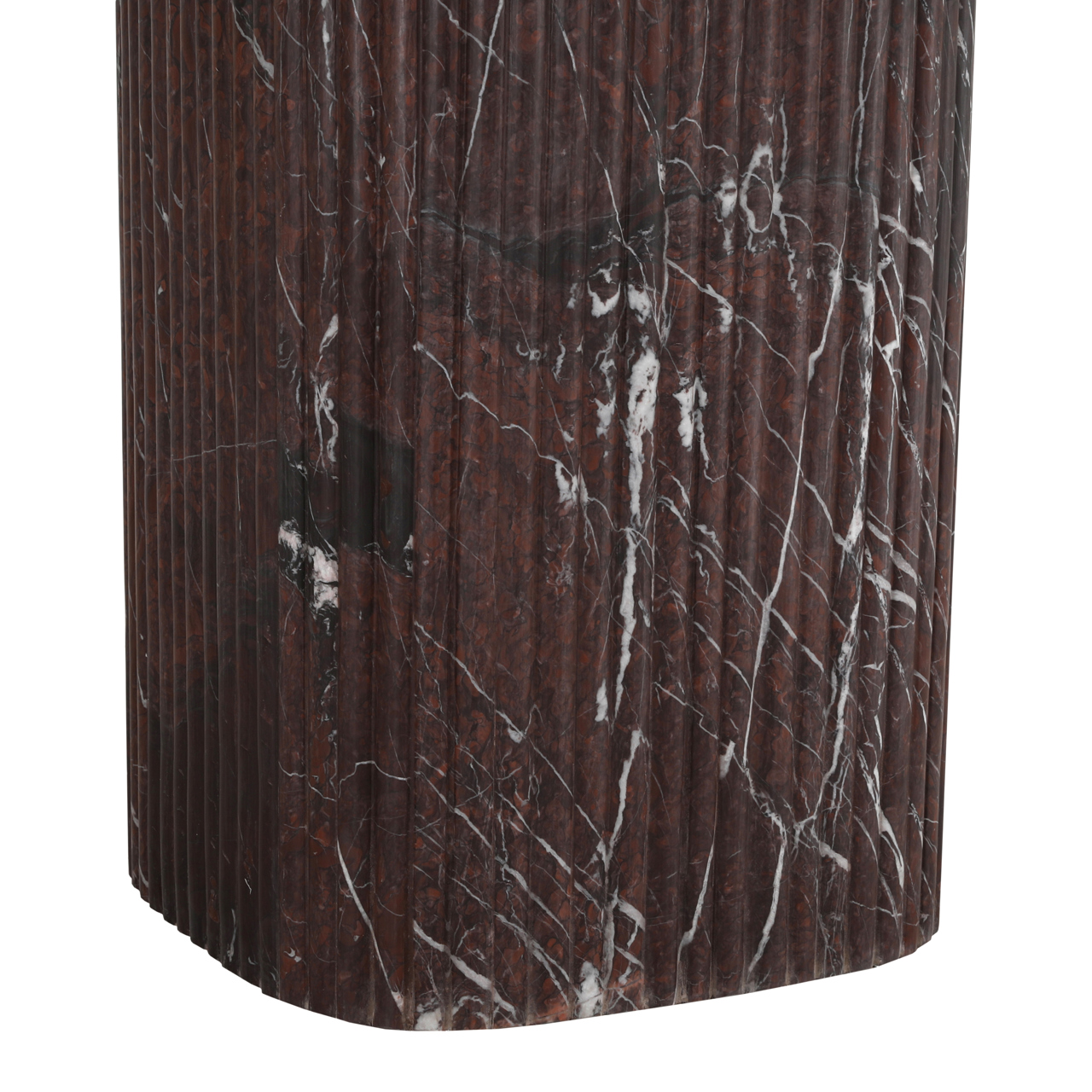 Vierkante Eettafel Orchid Marmer - burgundy 120cm - Afbeelding 5