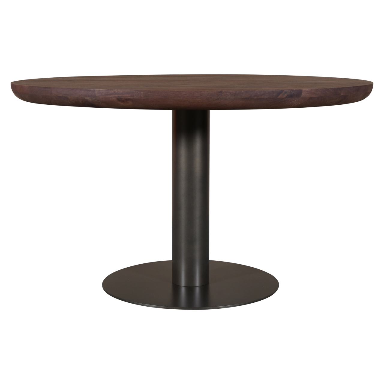 Ronde Eettafel Baldwin Mangohout en Ijzer - Bruin 130cm - Afbeelding 2