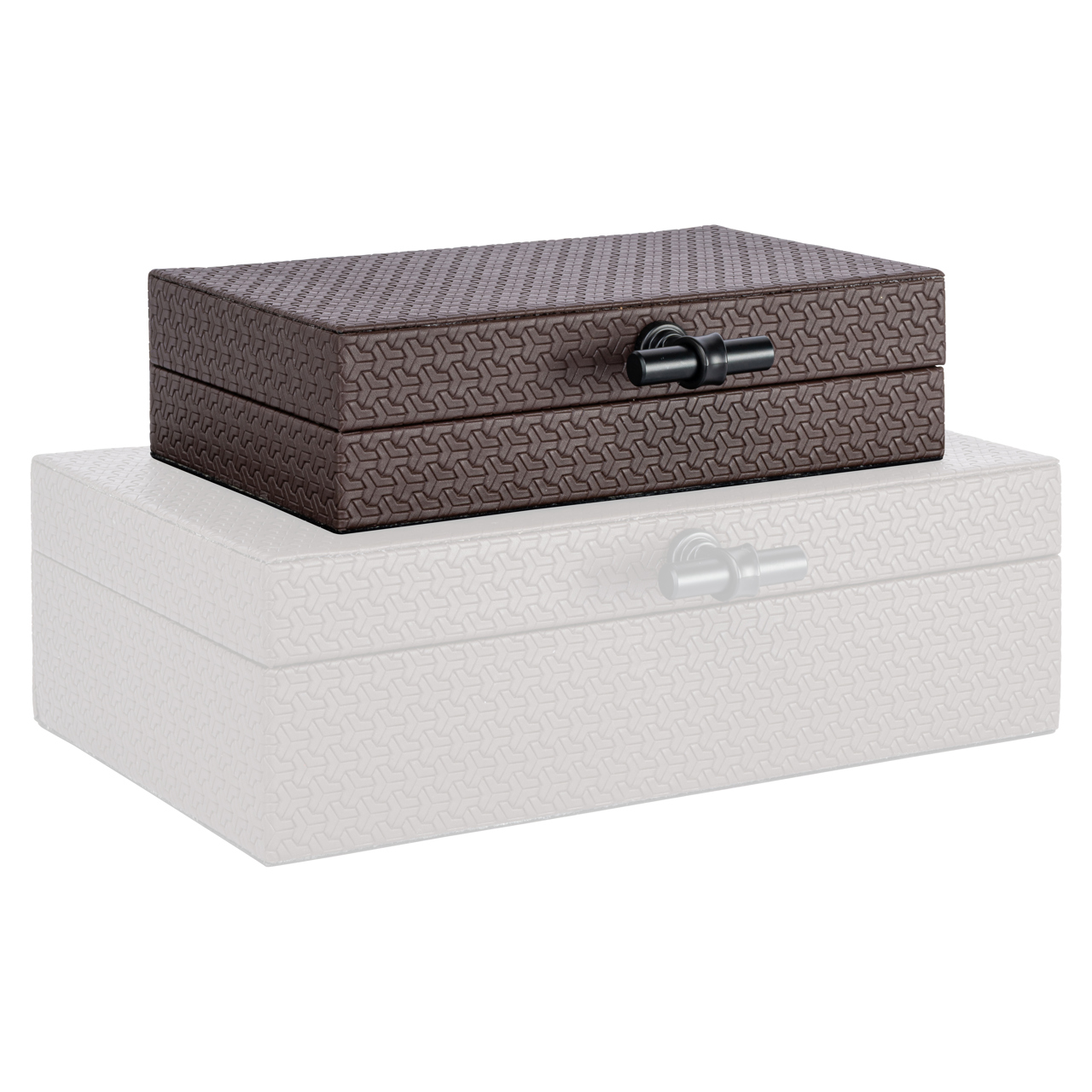 Juwelendoos Billie dark - Bruin small - Afbeelding 6