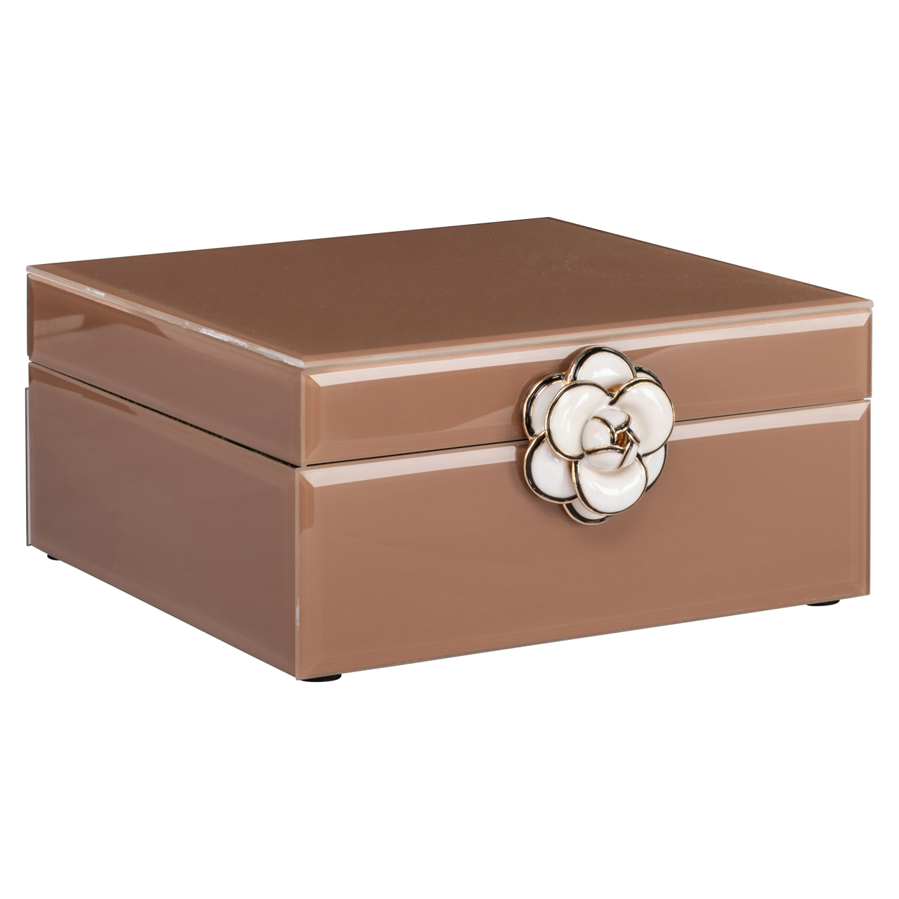 Juwelendoos Floral - Bruin small