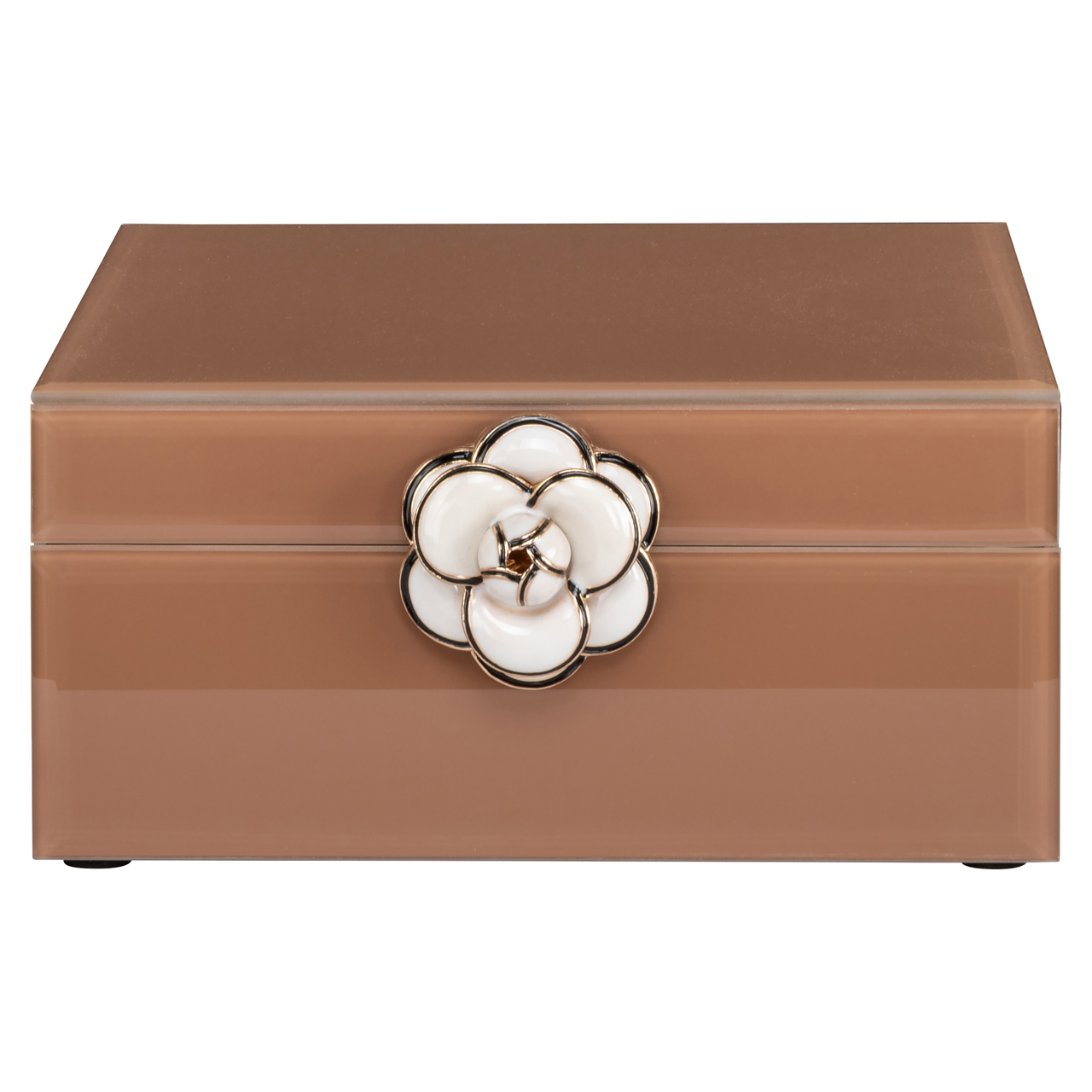 Juwelendoos Floral - Bruin small - Afbeelding 3