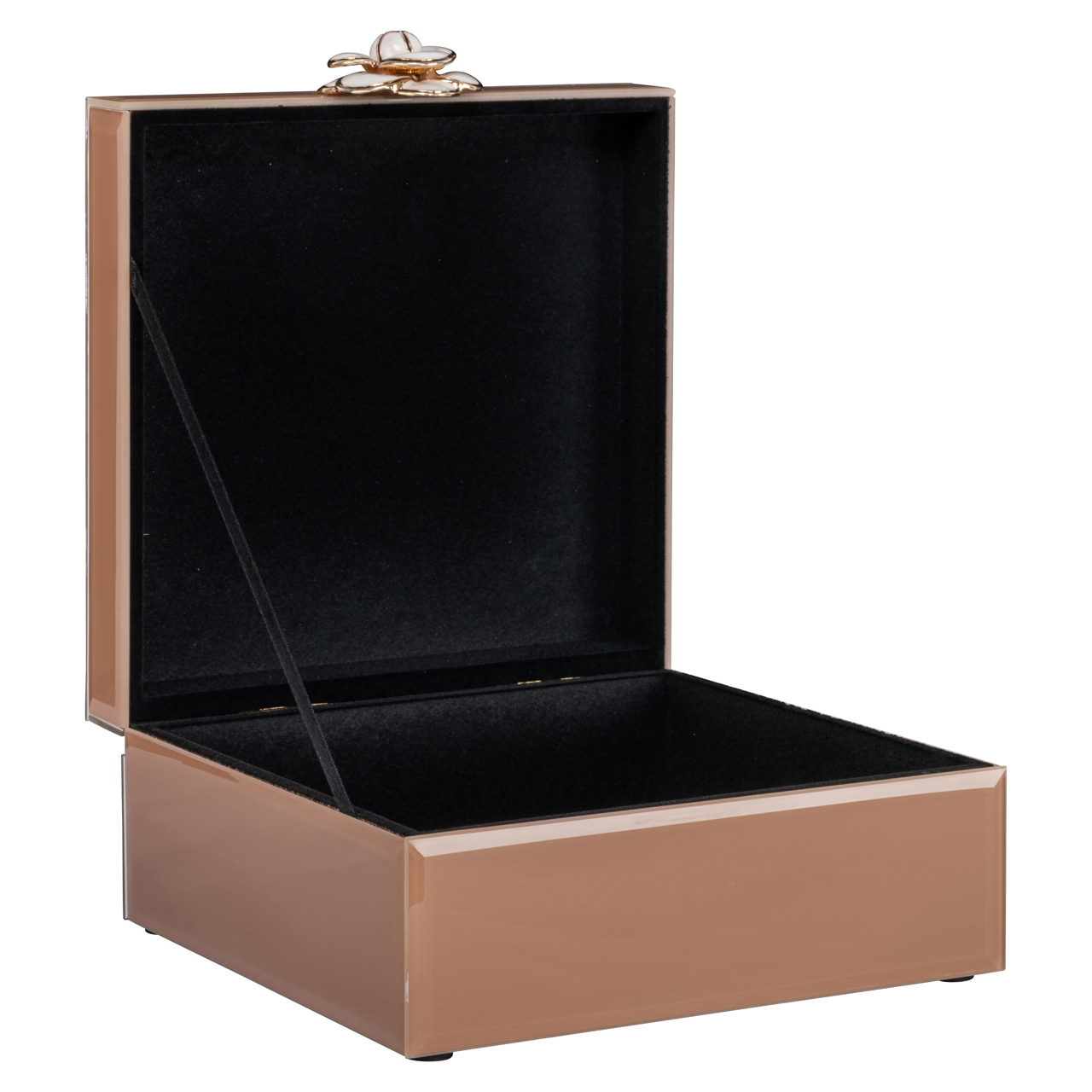 Juwelendoos Floral - Bruin small - Afbeelding 2