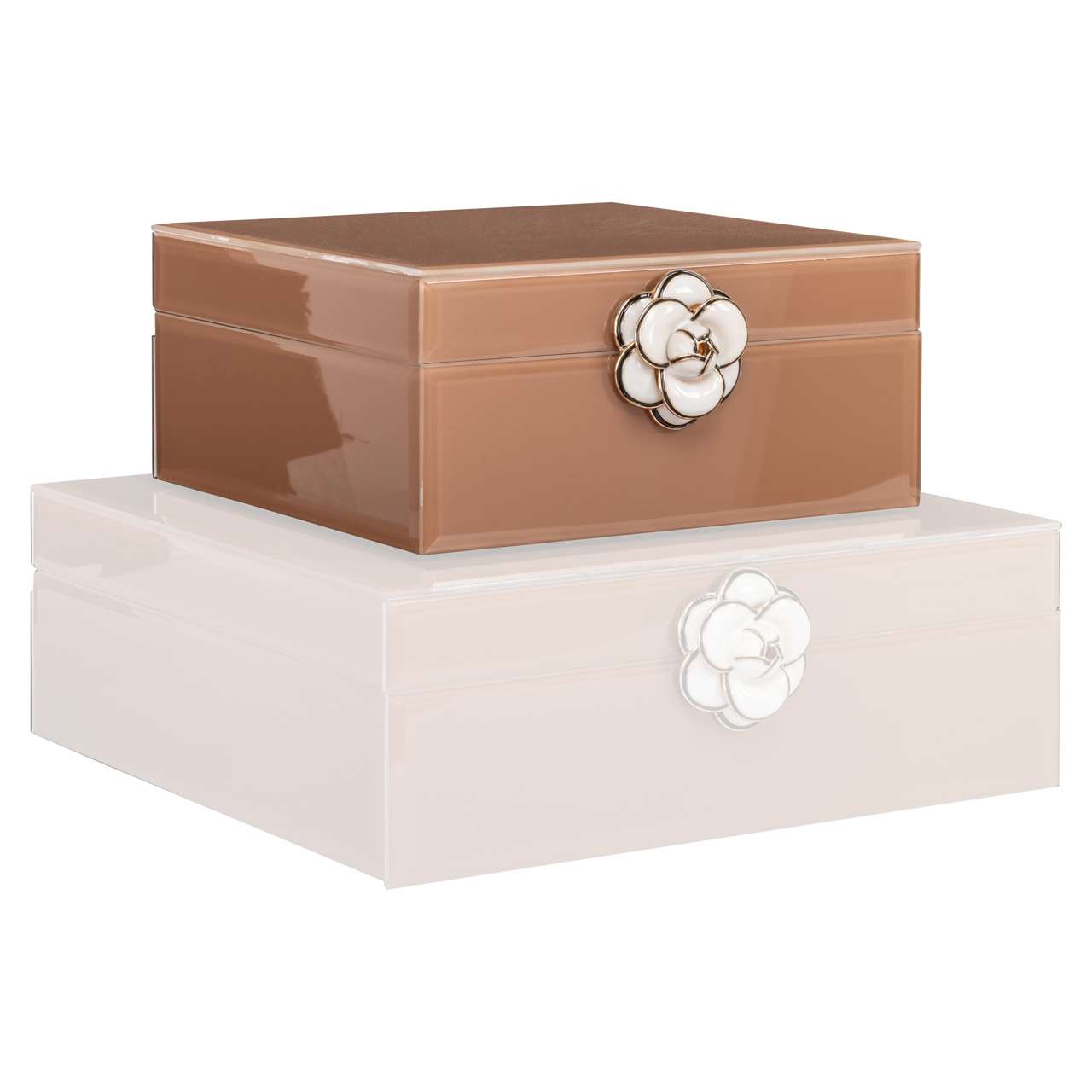 Juwelendoos Floral - Bruin small - Afbeelding 5