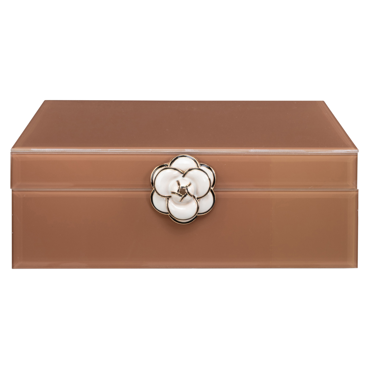 Juwelendoos Floral - Bruin large - Afbeelding 3