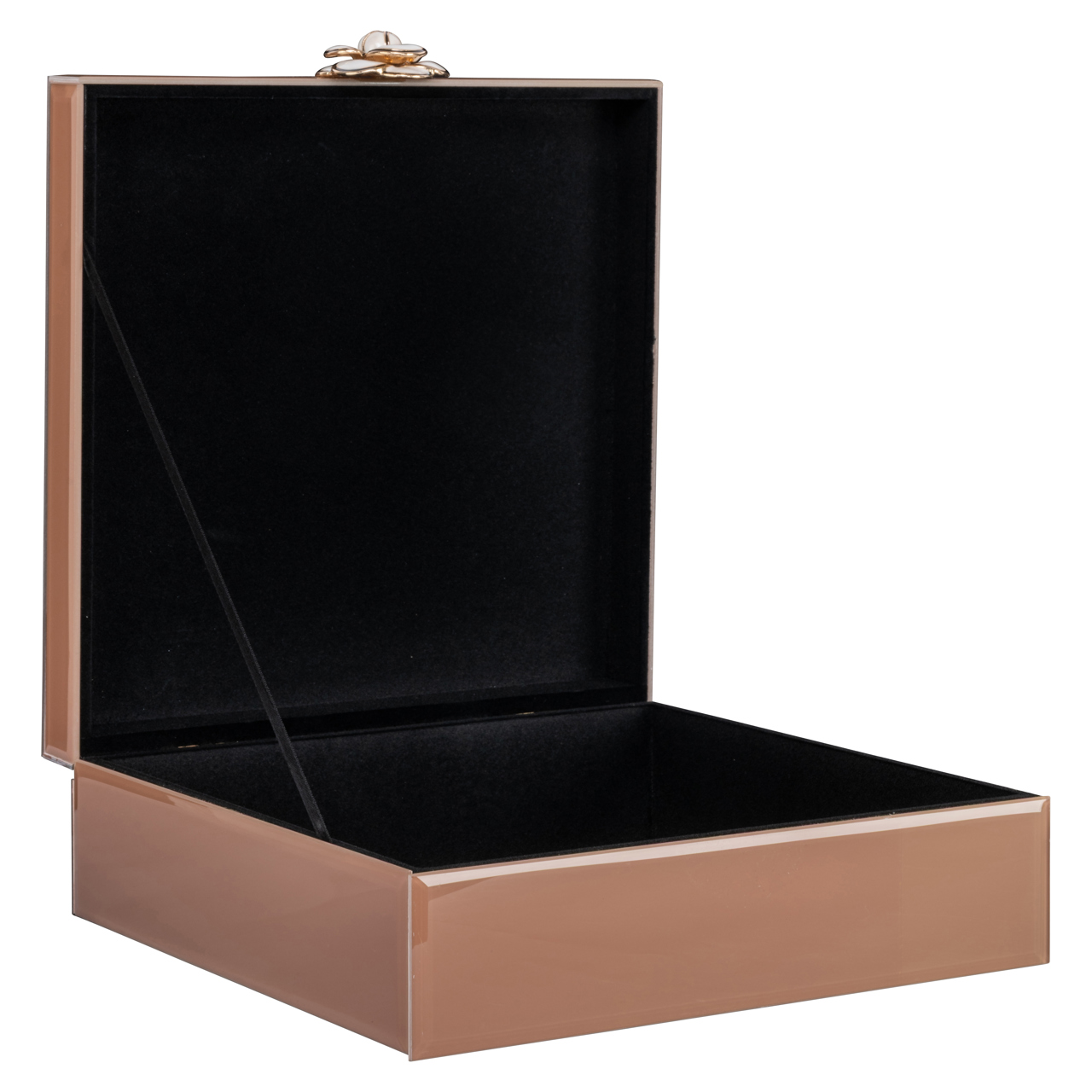 Juwelendoos Floral - Bruin large - Afbeelding 2