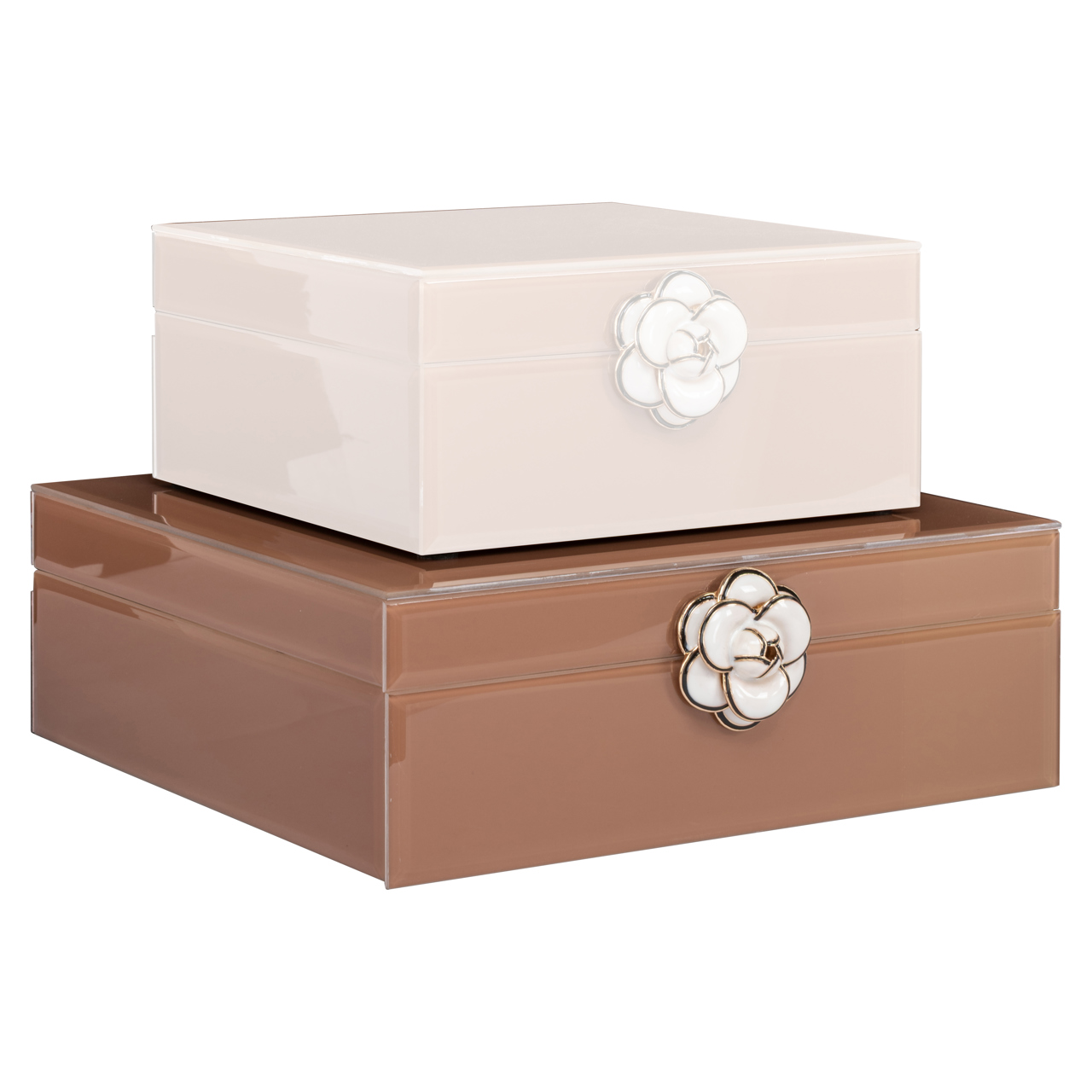 Juwelendoos Floral - Bruin large - Afbeelding 5