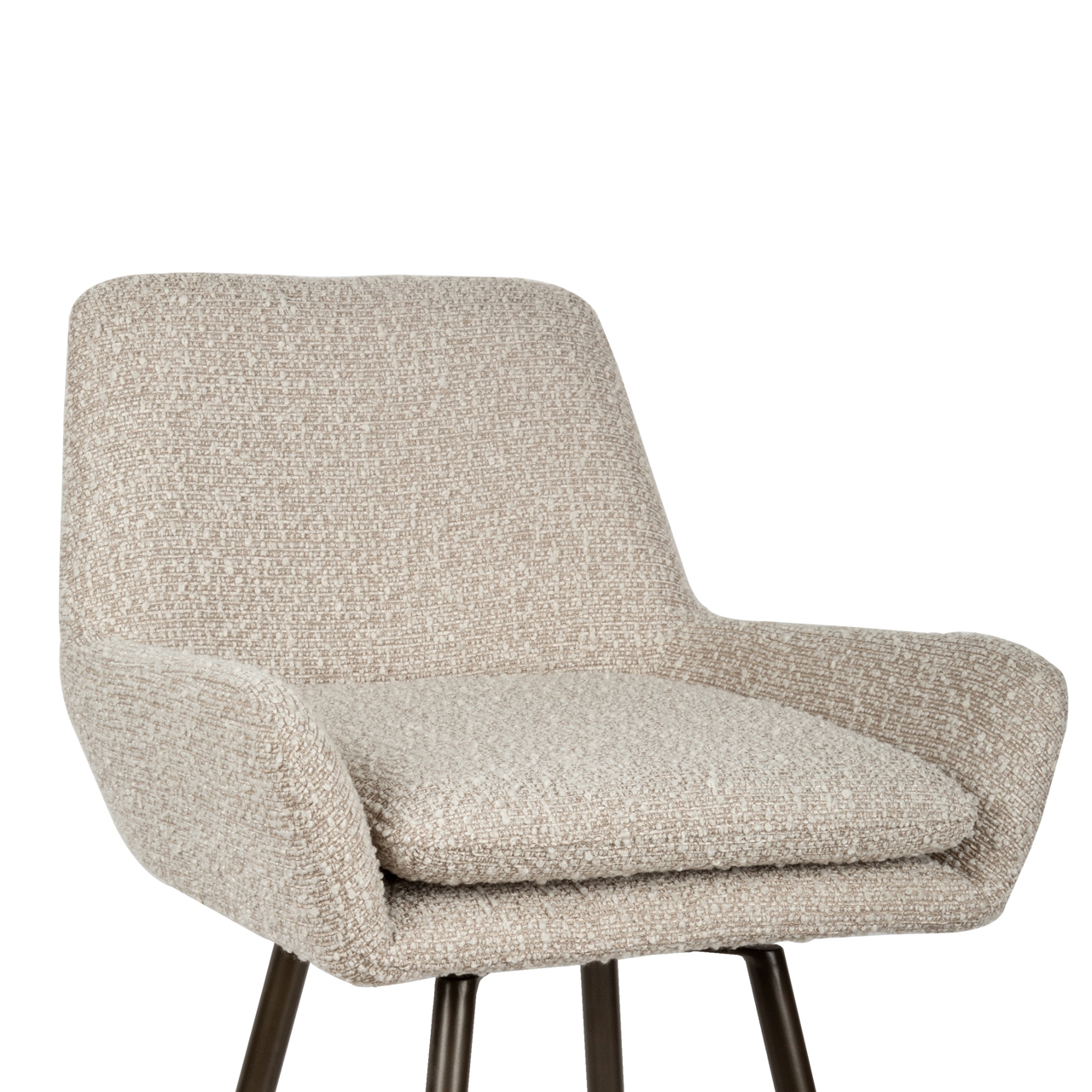 Draaibare Barstoel Linsey Naturel- (zithoogte 68cm ) - Afbeelding 7