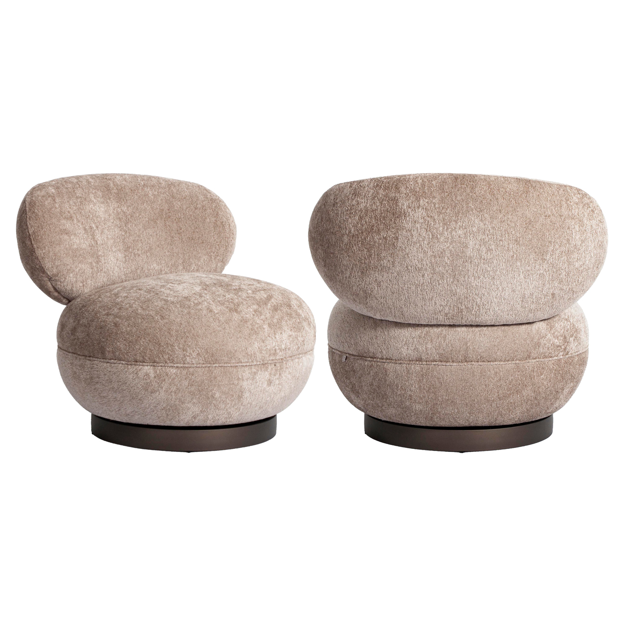 Draaibare Fauteuil Jace - Zand