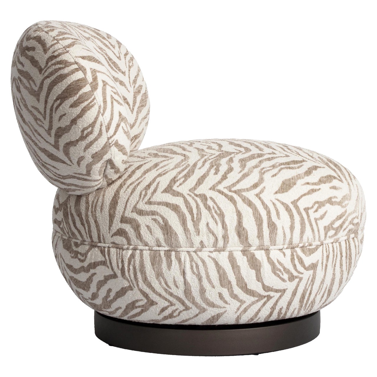 Draaibare Fauteuil Jace - - Beige Tiger - Afbeelding 4