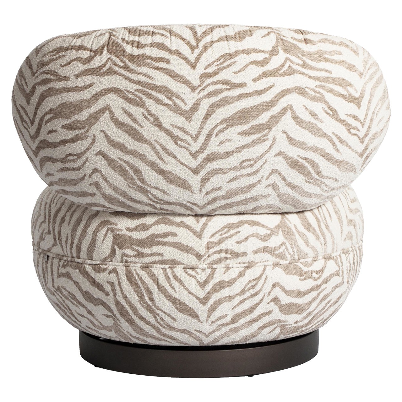 Draaibare Fauteuil Jace - - Beige Tiger - Afbeelding 5