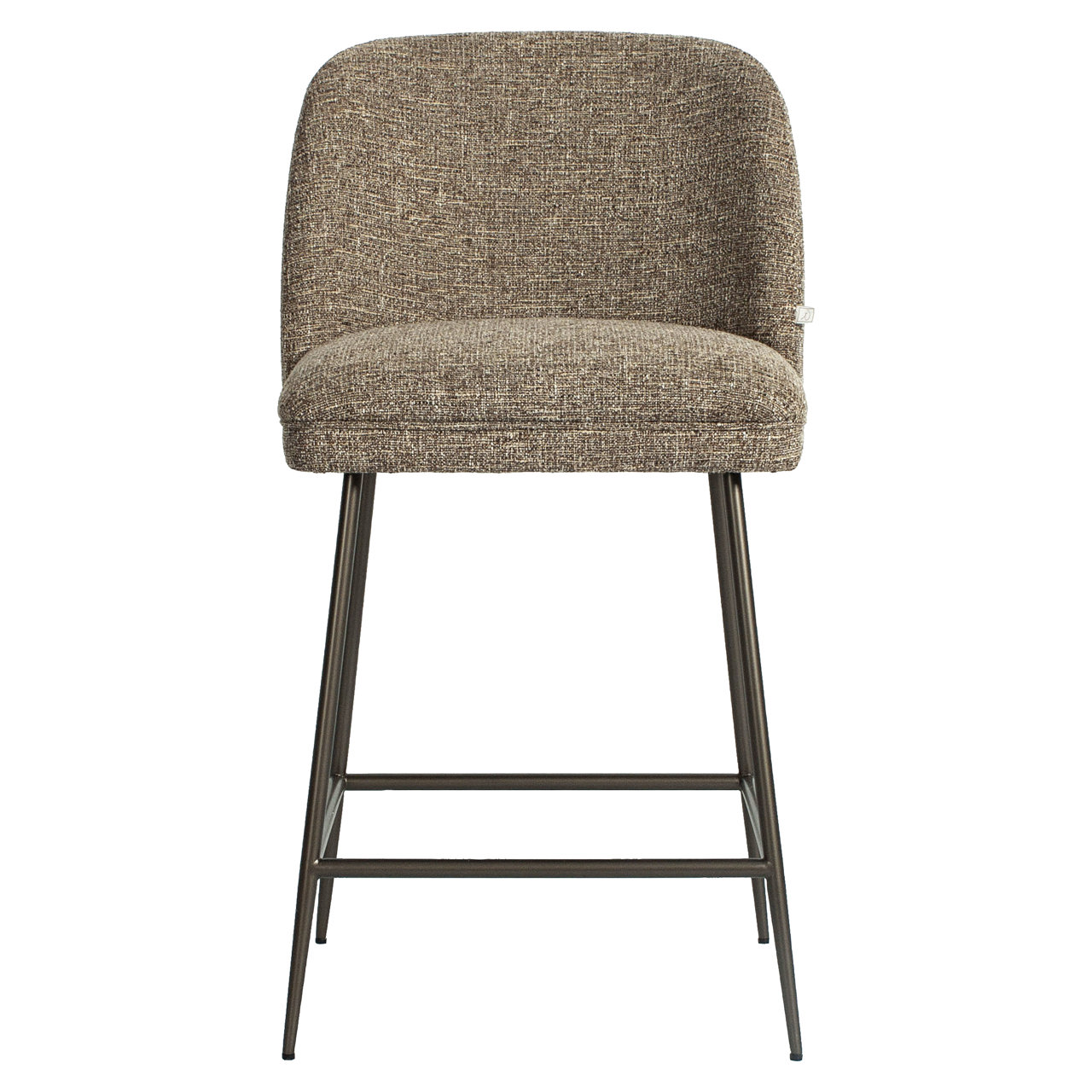 Barstoel Pullitzer - - Bruin Tweed (zitte 69cm ) - Afbeelding 3