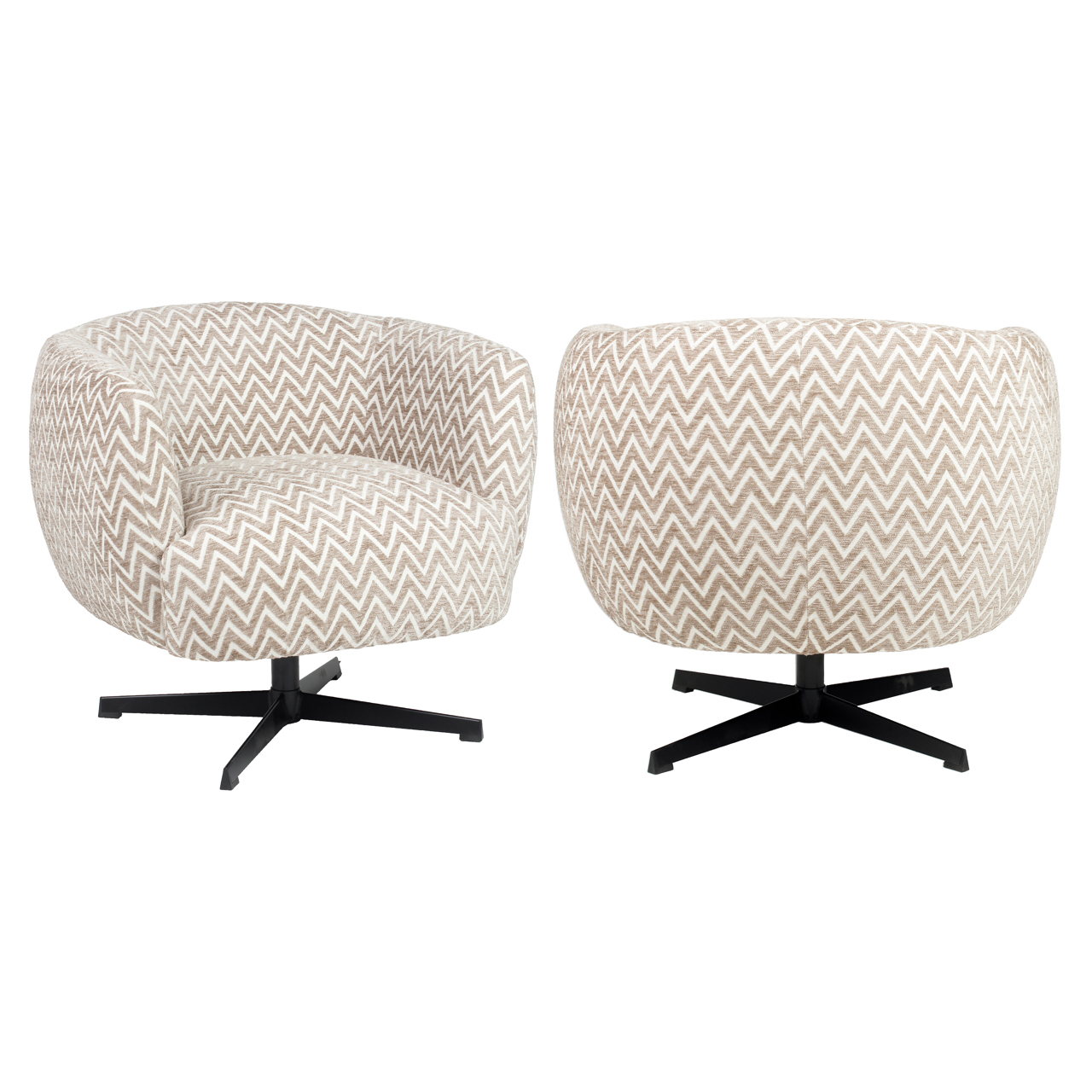 Draaibare Fauteuil Estelle - Zand
