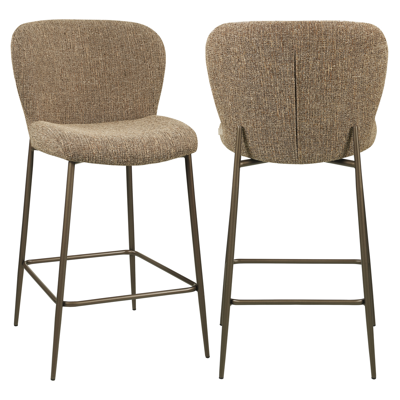 Barstoel Odarby - Bruin tweed (zitte 67 cm )