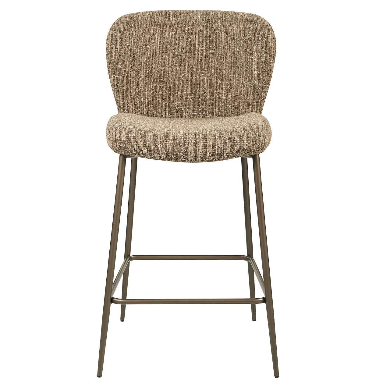 Barstoel Odarby - Bruin tweed (zitte 67 cm ) - Afbeelding 4