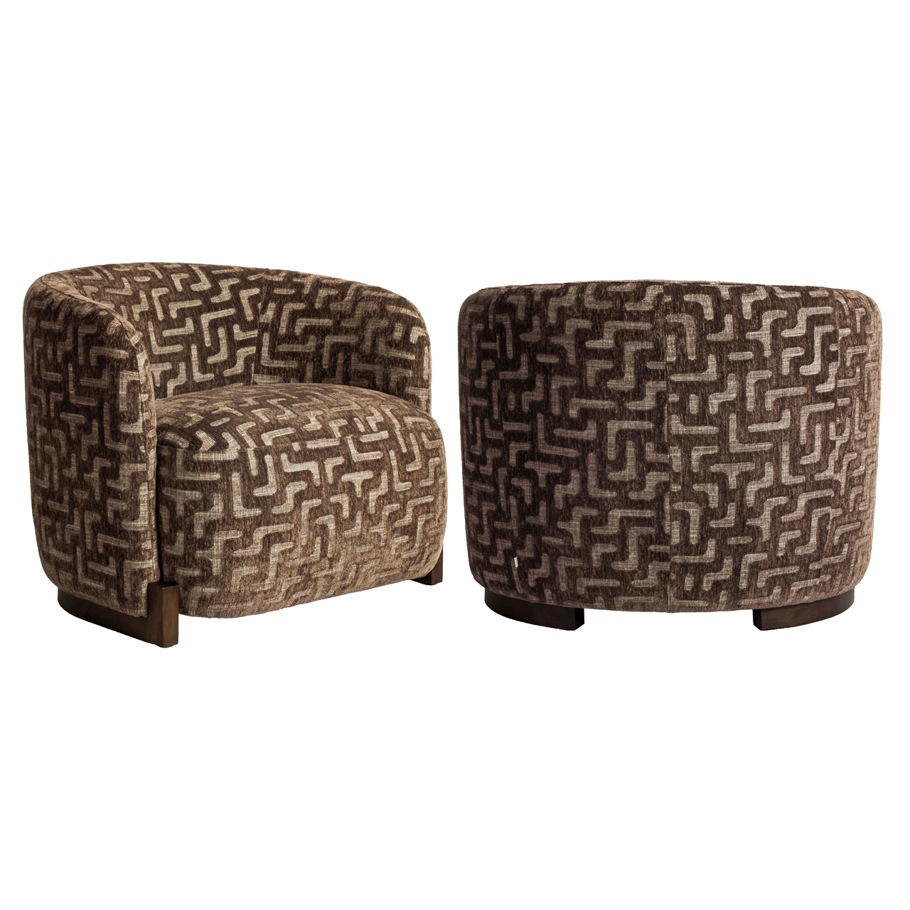 Fauteuil Hannah - - Bruin