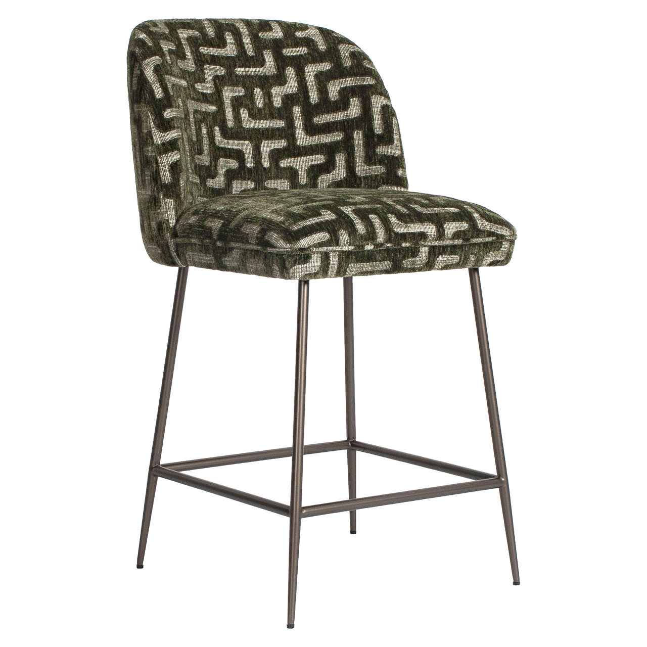 Barstoel Pullitzer - Moss Groen (zitte 69cm ) - Afbeelding 2