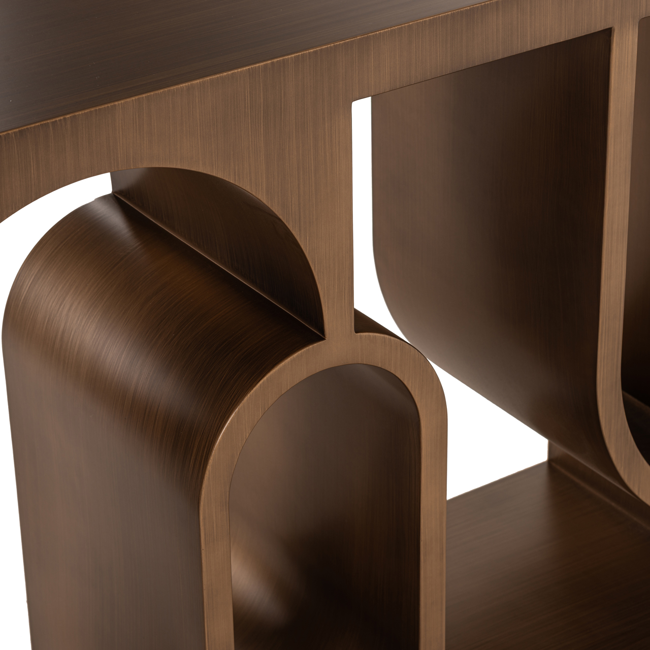 Sidetable Alexander Jones Geborsteld Goud - Afbeelding 6