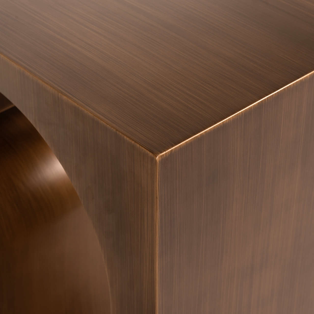 Sidetable Alexander Jones Geborsteld Goud - Afbeelding 7