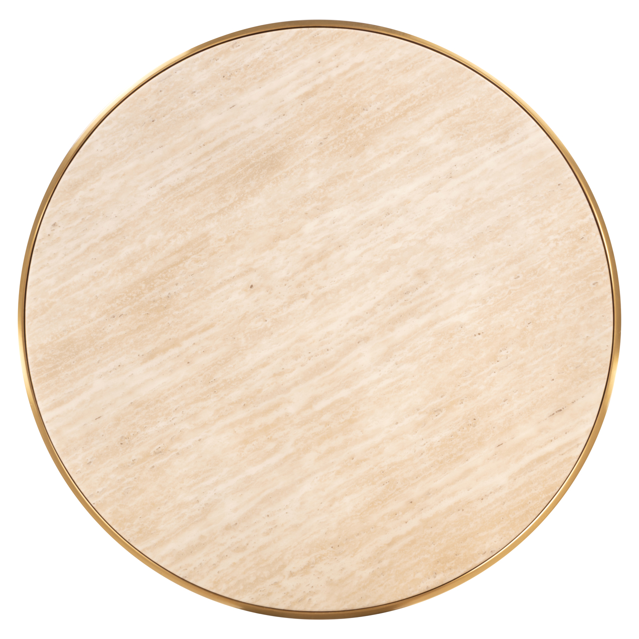 Ronde Bistrotafel Brazza Marmerlook, 80cm - Afbeelding 2