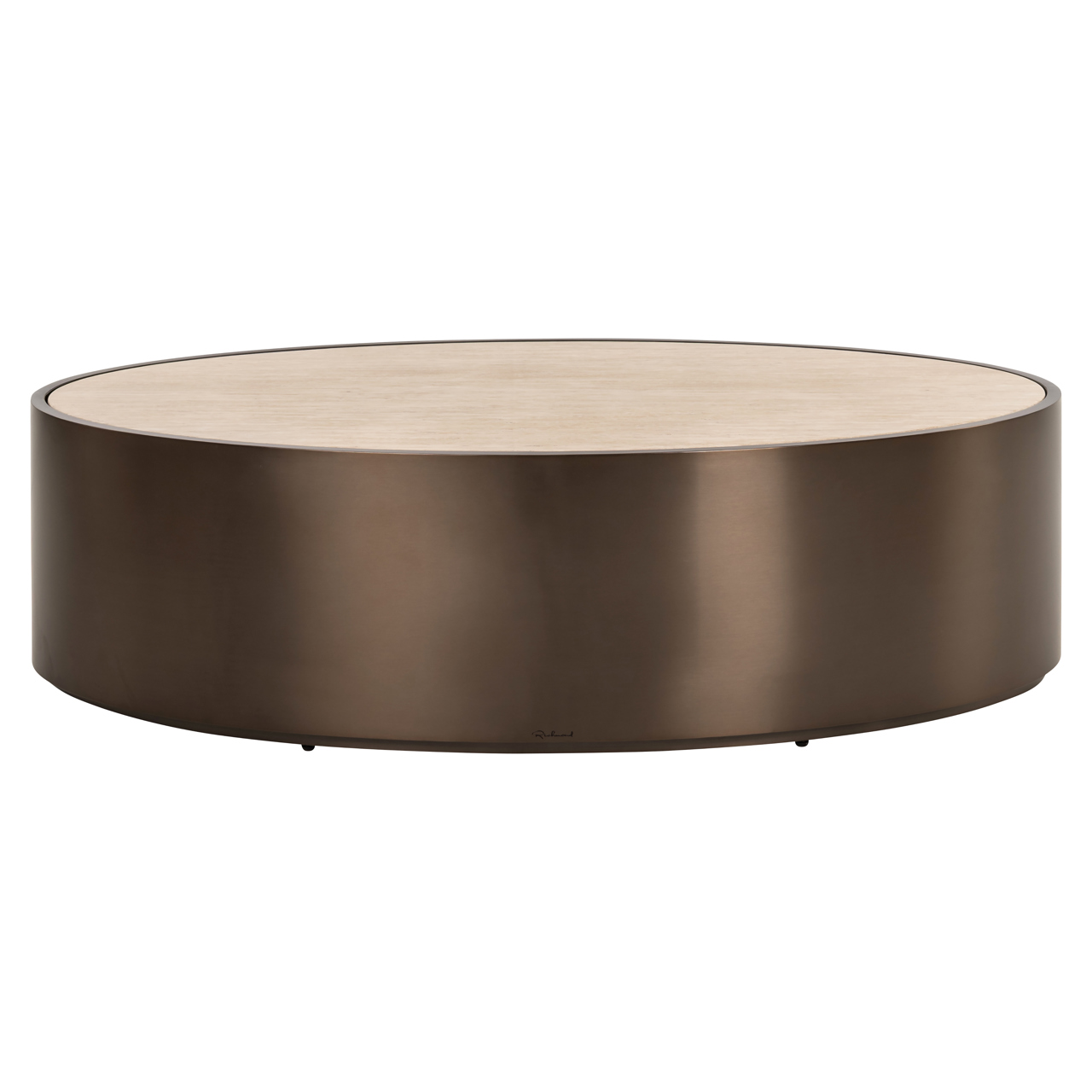 Ovale Salontafel Bonanza Marmerlook, 140 x 80cm - Afbeelding 2