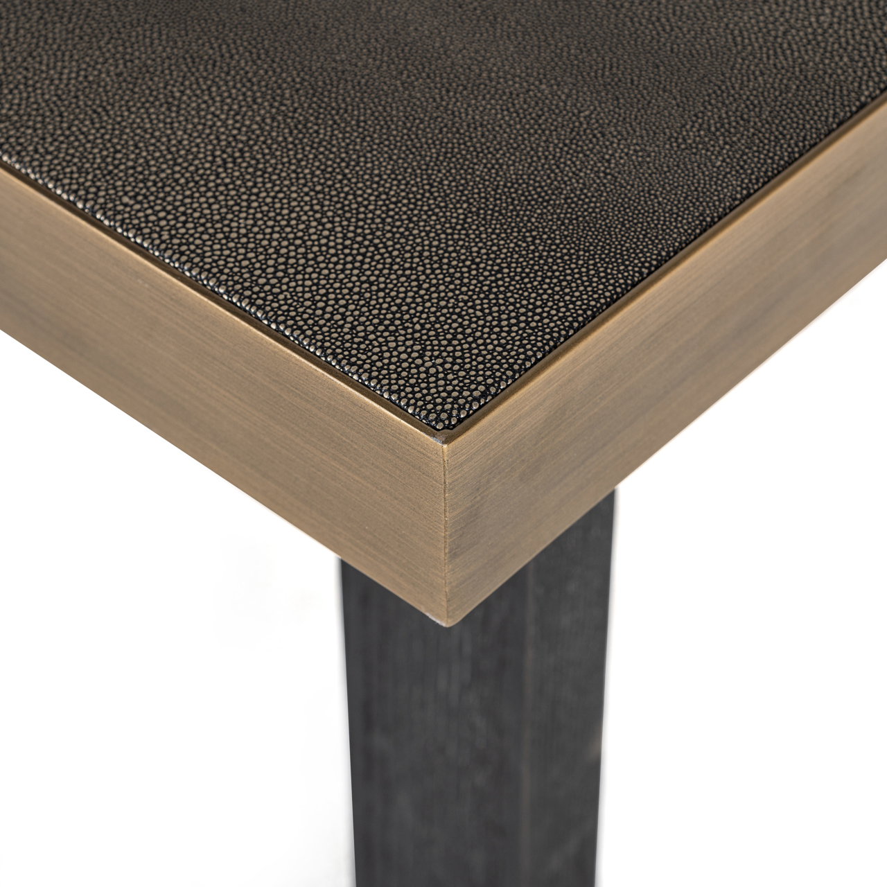Eettafel Bloomville - Bronze PU-leder 230x100cm - Afbeelding 6