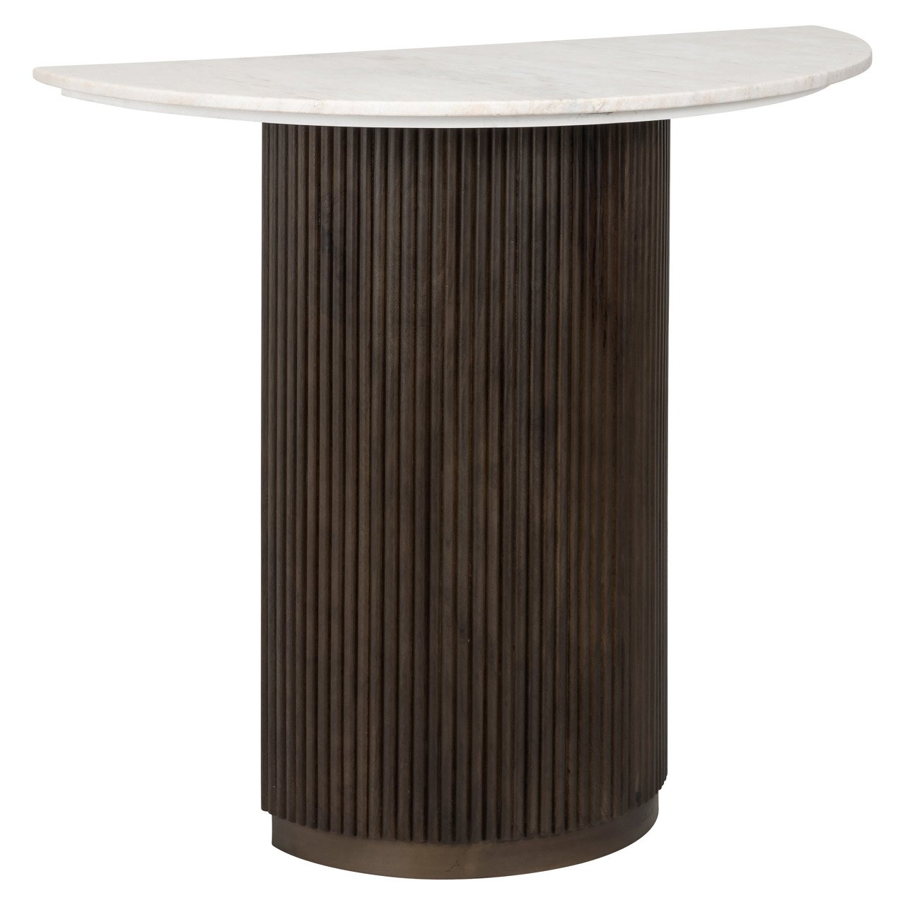 Sidetable Mayfield Marmer en Mangohout - 90 cm