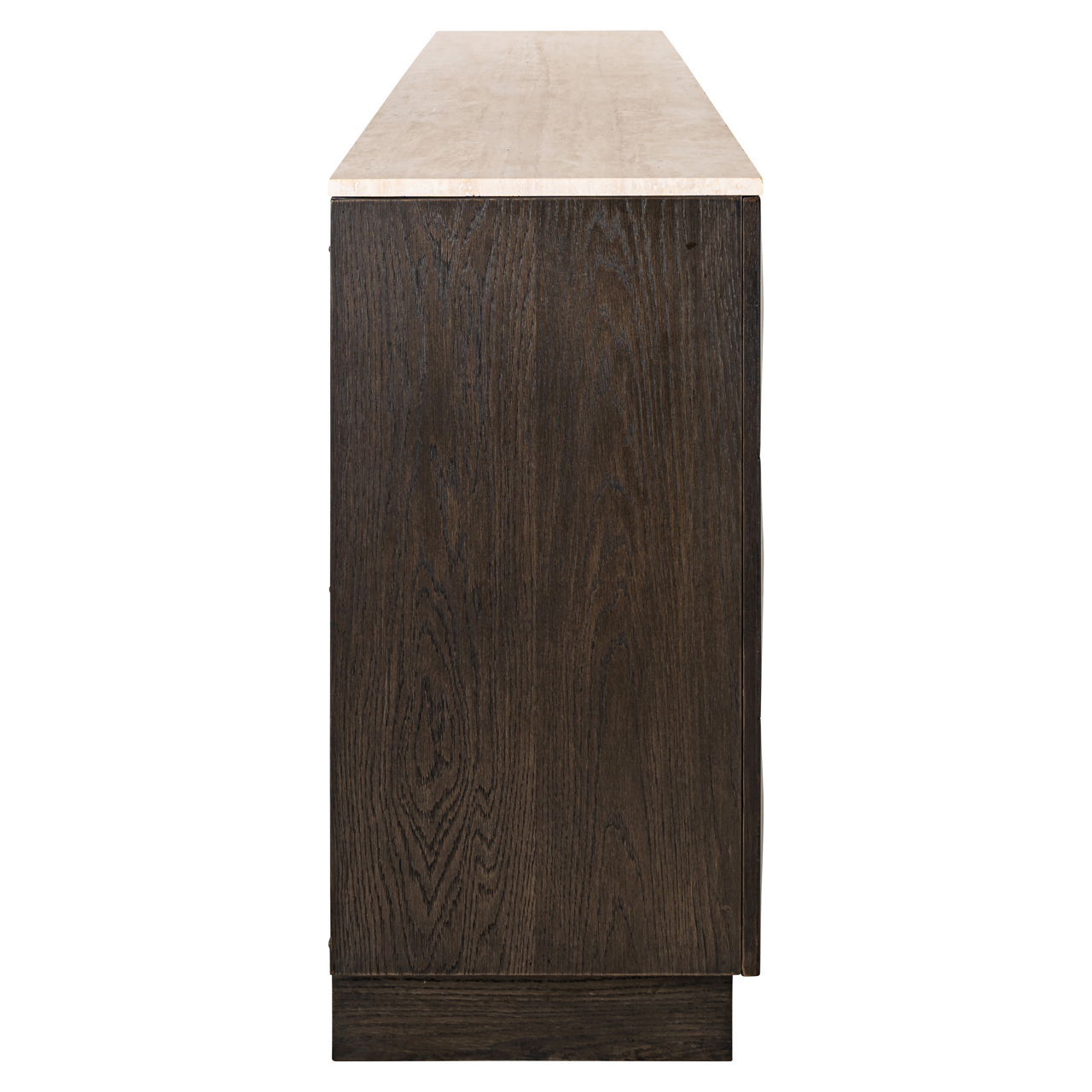 Dressoir Claremont Eiken en travertin 225cm - Afbeelding 4
