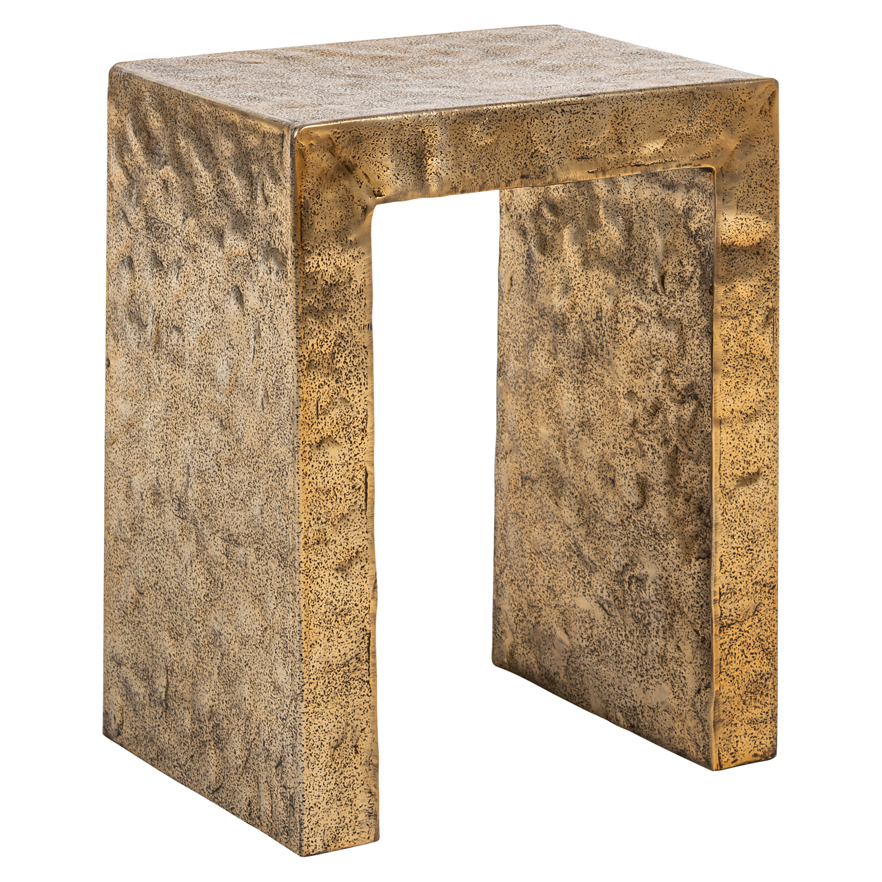 Bijzettafel Novan Brushed gold 40 x 29cm