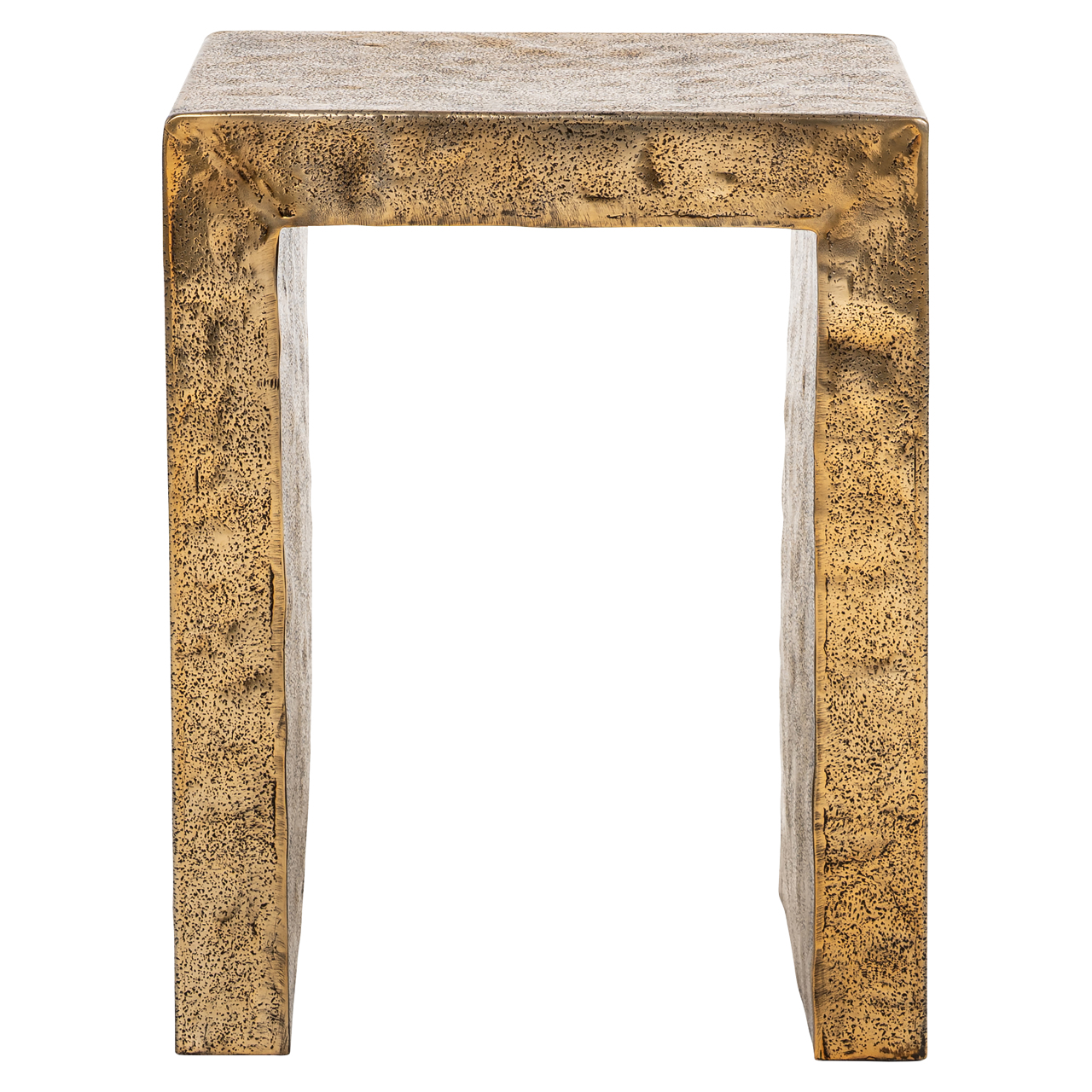 Bijzettafel Novan Brushed gold 40 x 29cm - Afbeelding 2