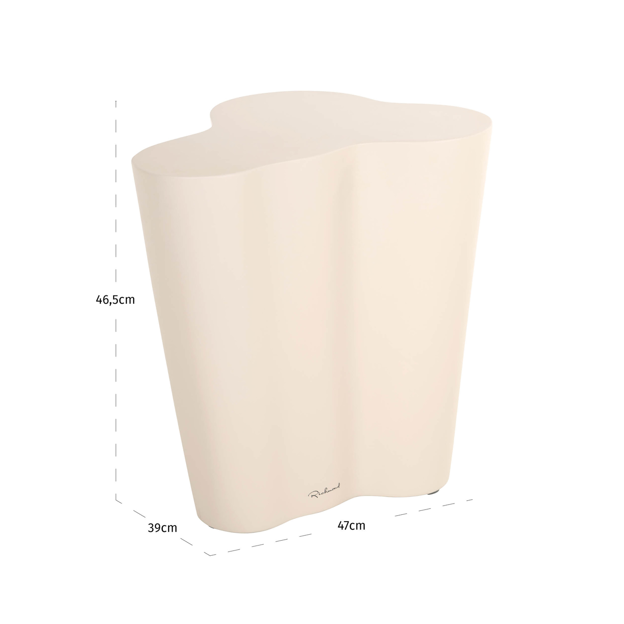 Outdoor Organische Bijzettafel Urban Bloom 46 x 39cm - Afbeelding 5
