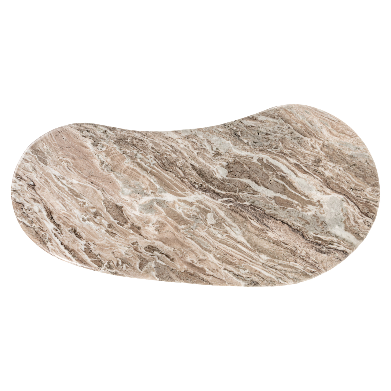 Organisch Bureau Rashford Marmer en hout 150cm - Afbeelding 4