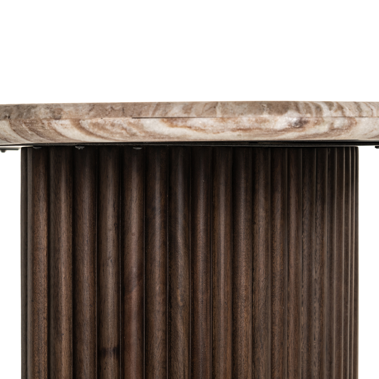 Organisch Bureau Rashford Marmer en hout 150cm - Afbeelding 6