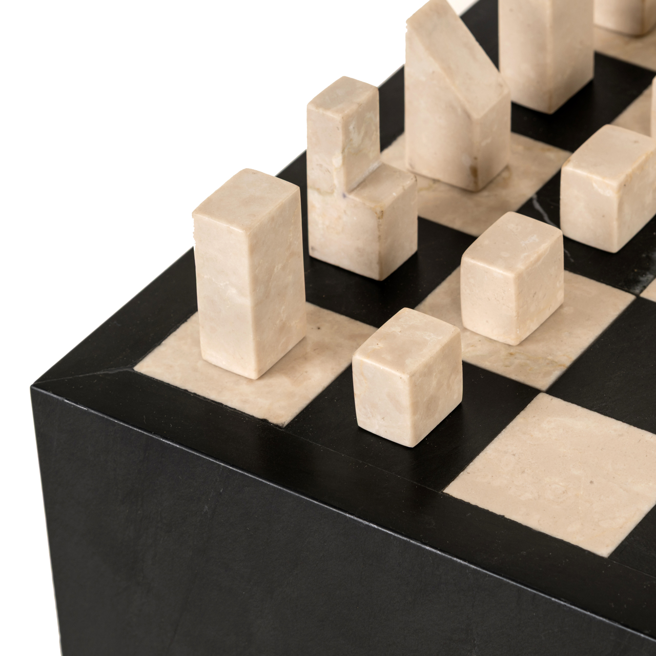 Bijzettafel/Schaaktafel Davos - zwart - Afbeelding 6