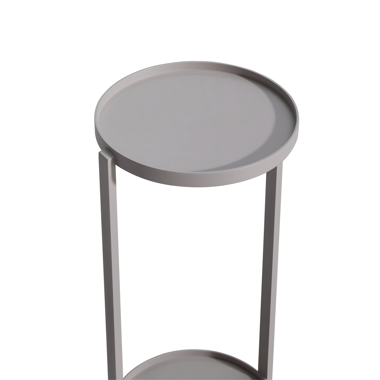 Outdoor Bijzettafel Reed 25 x 23cm Beige - Afbeelding 4