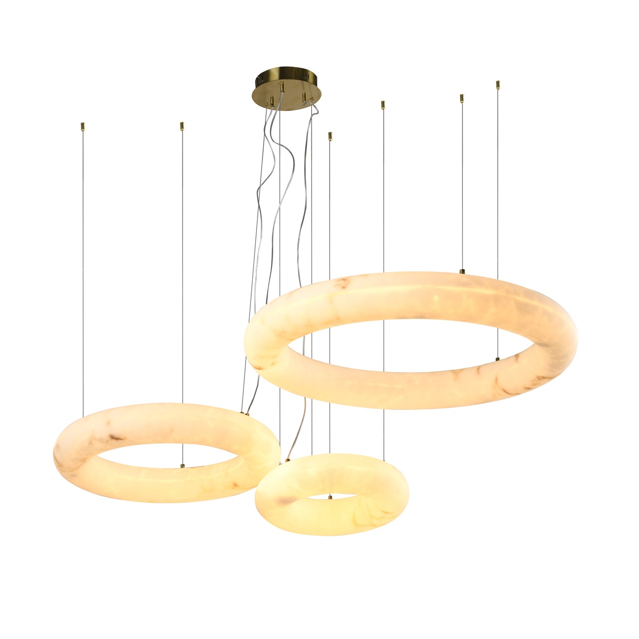 Hanglamp Thalora Resin 3-lamps