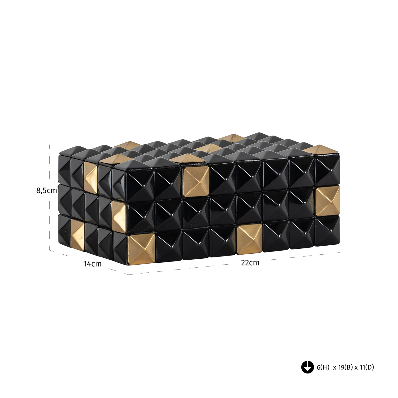 Juwelenbox Velicia 22 x 14cm - Afbeelding 5