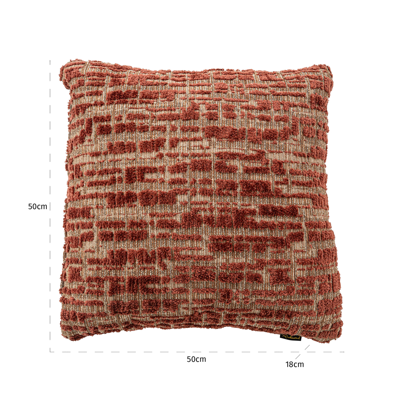 Kussen Elin - Terra 50 x 50 cm - Afbeelding 3