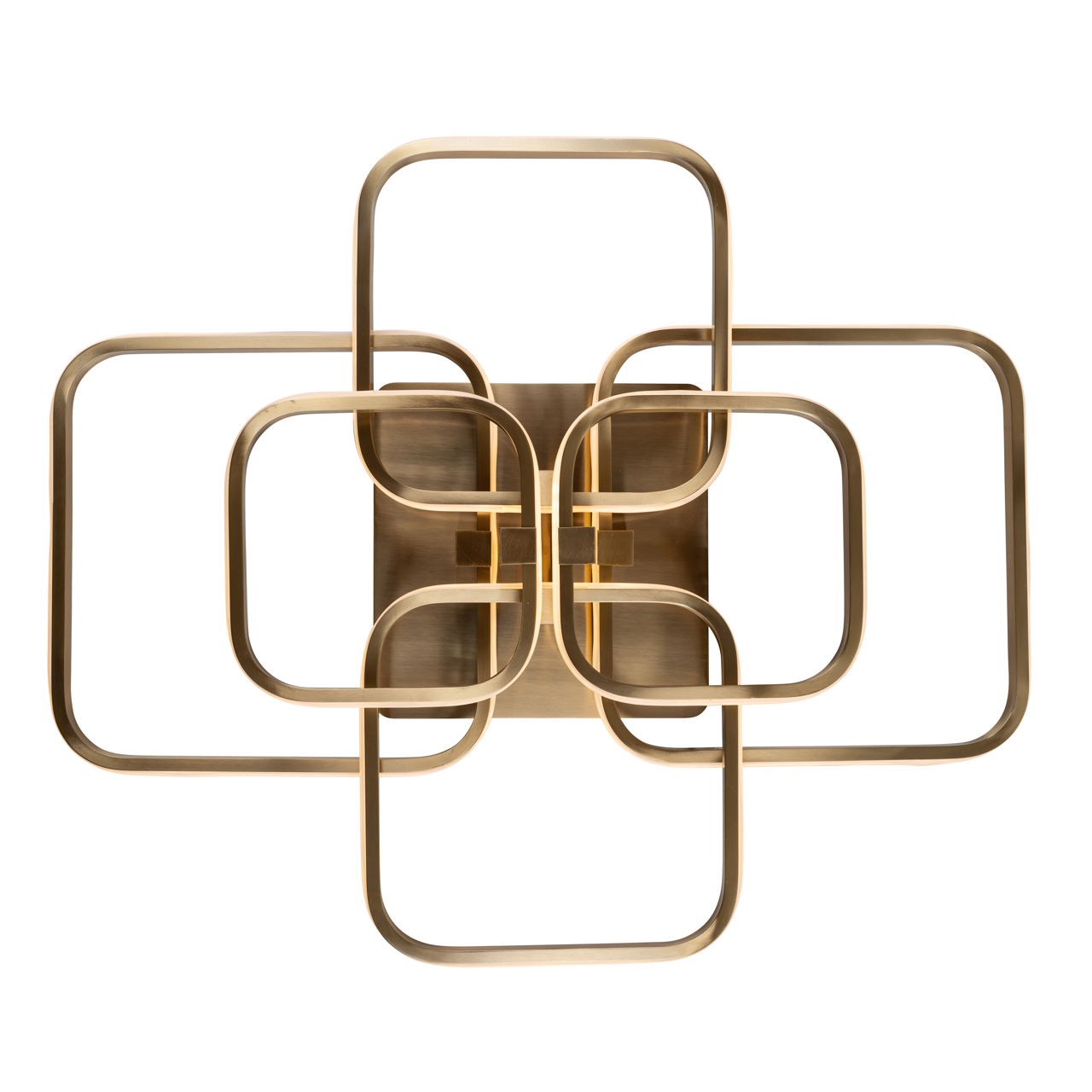 Plafondlamp Cailey Geborsteld Goud - Afbeelding 3