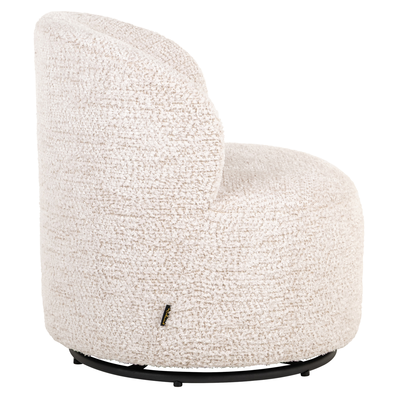Kids Draaifauteuil Jackie Lovely stof, kleur Crème - Afbeelding 2
